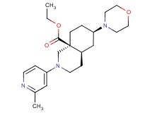 ethyl (4aR*,6R*,8aS*)-2-(2-methyl-4-pyridinyl)-6-(4-morpholinyl)octahydro-8a(1H)-isoquinolinecarboxylate