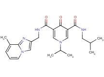 N-isobutyl-1-isopropyl-N'-[(8-methylimidazo[1,2-a]pyridin-2-yl)methyl]-4-oxo-1,4-dihydro-3,5-pyridinedicarboxamide