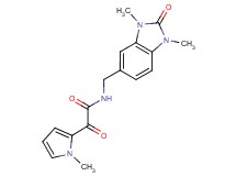 N-[(1,3-dimethyl-2-oxo-2,3-dihydro-1H-benzimidazol-5-yl)methyl]-2-(1-methyl-1H-pyrrol-2-yl)-2-oxoacetamide