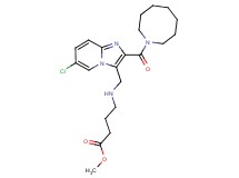 methyl 4-({[2-(1-azocanylcarbonyl)-6-chloroimidazo[1,2-a]pyridin-3-yl]methyl}amino)butanoate