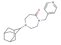 1-(2-adamantyl)-4-(4-pyridinylmethyl)-1,4-diazepan-5-one