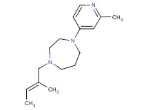 1-[(2E)-2-methylbut-2-en-1-yl]-4-(2-methylpyridin-4-yl)-1,4-diazepane