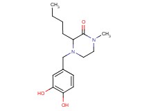 3-butyl-4-(3,4-dihydroxybenzyl)-1-methylpiperazin-2-one