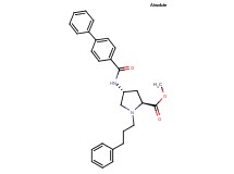 methyl (4R)-4-[(4-biphenylylcarbonyl)amino]-1-(3-phenylpropyl)-L-prolinate