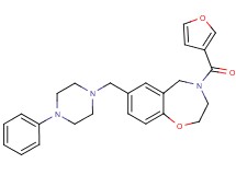 4-(3-furoyl)-7-[(4-phenyl-1-piperazinyl)methyl]-2,3,4,5-tetrahydro-1,4-benzoxazepine