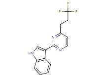 3-[4-(3,3,3-trifluoropropyl)pyrimidin-2-yl]-1H-indole