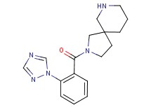 2-[2-(1H-1,2,4-triazol-1-yl)benzoyl]-2,7-diazaspiro[4.5]decane