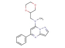 N-(1,4-dioxan-2-ylmethyl)-N-methyl-5-phenylpyrazolo[1,5-a]pyrimidin-7-amine