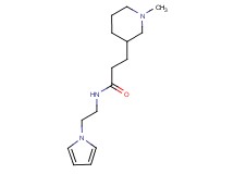 3-(1-methyl-3-piperidinyl)-N-[2-(1H-pyrrol-1-yl)ethyl]propanamide
