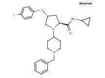 (4R)-1-(1-benzyl-4-piperidinyl)-N-cyclopropyl-4-[(4-fluorophenyl)thio]-L-prolinamide