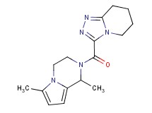 3-[(1,6-dimethyl-3,4-dihydropyrrolo[1,2-a]pyrazin-2(1H)-yl)carbonyl]-5,6,7,8-tetrahydro[1,2,4]triazolo[4,3-a]pyridine