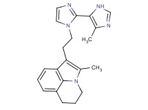 2-methyl-1-[2-(5'-methyl-1H,3'H-2,4'-biimidazol-1-yl)ethyl]-5,6-dihydro-4H-pyrrolo[3,2,1-ij]quinoline