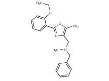 N-benzyl-1-[2-(2-ethoxyphenyl)-5-methyl-1,3-oxazol-4-yl]-N-methylmethanamine