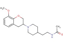 N-{2-[1-(8-methoxy-3,4-dihydro-2H-chromen-3-yl)-4-piperidinyl]ethyl}acetamide