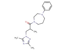1-[3-(3,5-dimethyl-1H-1,2,4-triazol-1-yl)-2-methylpropanoyl]-4-phenyl-1,4-diazepane