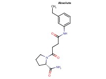 (2S)-1-{4-[(3-ethylphenyl)amino]-4-oxobutanoyl}pyrrolidine-2-carboxamide