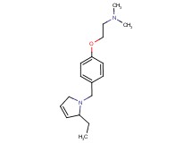 (2-{4-[(2-ethyl-2,5-dihydro-1H-pyrrol-1-yl)methyl]phenoxy}ethyl)dimethylamine
