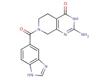 2-amino-7-(1H-benzimidazol-5-ylcarbonyl)-5,6,7,8-tetrahydropyrido[3,4-d]pyrimidin-4(3H)-one