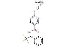 2-(ethylamino)-N-[(1R)-2,2,2-trifluoro-1-phenylethyl]pyrimidine-5-carboxamide