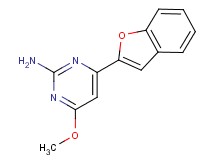 4-(1-benzofuran-2-yl)-6-methoxy-2-pyrimidinamine