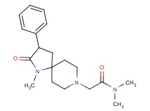 N,N-dimethyl-2-(1-methyl-2-oxo-3-phenyl-1,8-diazaspiro[4.5]dec-8-yl)acetamide