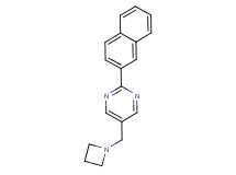 5-(azetidin-1-ylmethyl)-2-(2-naphthyl)pyrimidine