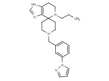 5-propyl-1'-[3-(1H-pyrazol-1-yl)benzyl]-1,5,6,7-tetrahydrospiro[imidazo[4,5-c]pyridine-4,4'-piperidine]
