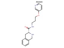 (3R)-N-[3-(3-pyridinyloxy)propyl]-1,2,3,4-tetrahydro-3-isoquinolinecarboxamide dihydrochloride