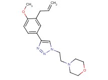 4-{2-[4-(3-allyl-4-methoxyphenyl)-1H-1,2,3-triazol-1-yl]ethyl}morpholine