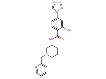 2-hydroxy-N-[1-(2-pyridinylmethyl)-3-piperidinyl]-4-(1H-tetrazol-1-yl)benzamide
