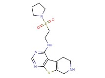N-[2-(1-pyrrolidinylsulfonyl)ethyl]-5,6,7,8-tetrahydropyrido[4',3':4,5]thieno[2,3-d]pyrimidin-4-amine dihydrochloride