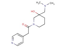 3-[(dimethylamino)methyl]-1-(pyridin-4-ylacetyl)piperidin-3-ol