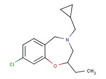 8-chloro-4-(cyclopropylmethyl)-2-ethyl-2,3,4,5-tetrahydro-1,4-benzoxazepine