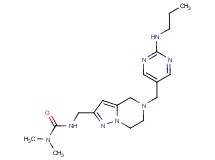 N,N-dimethyl-N'-[(5-{[2-(propylamino)pyrimidin-5-yl]methyl}-4,5,6,7-tetrahydropyrazolo[1,5-a]pyrazin-2-yl)methyl]urea