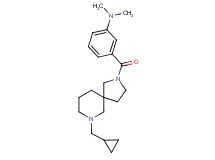 (3-{[7-(cyclopropylmethyl)-2,7-diazaspiro[4.5]dec-2-yl]carbonyl}phenyl)dimethylamine