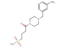 4-[4-(3-methylbenzyl)-1-piperazinyl]-4-oxo-1-butanesulfonamide