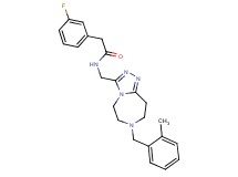 2-(3-fluorophenyl)-N-{[7-(2-methylbenzyl)-6,7,8,9-tetrahydro-5H-[1,2,4]triazolo[4,3-d][1,4]diazepin-3-yl]methyl}acetamide