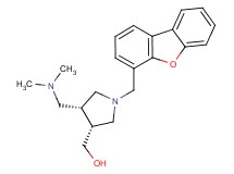 {(3R*,4R*)-1-(dibenzo[b,d]furan-4-ylmethyl)-4-[(dimethylamino)methyl]pyrrolidin-3-yl}methanol