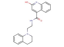 N-[2-(3,4-dihydro-1(2H)-quinolinyl)ethyl]-2-hydroxy-4-quinolinecarboxamide