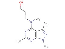 3-[methyl(1,3,6-trimethyl-1H-pyrazolo[3,4-d]pyrimidin-4-yl)amino]-1-propanol