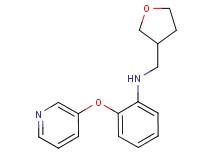 2-(3-pyridinyloxy)-N-(tetrahydro-3-furanylmethyl)aniline
