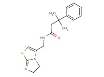 N-(5,6-dihydroimidazo[2,1-b][1,3]thiazol-3-ylmethyl)-3-methyl-3-phenylbutanamide