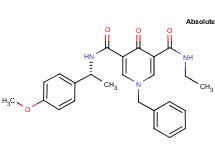 1-benzyl-N-ethyl-N'-[(1R)-1-(4-methoxyphenyl)ethyl]-4-oxo-1,4-dihydro-3,5-pyridinedicarboxamide