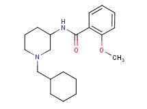 N-[1-(cyclohexylmethyl)-3-piperidinyl]-2-methoxybenzamide