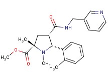 methyl (2S*,4S*,5R*)-1,2-dimethyl-5-(2-methylphenyl)-4-{[(3-pyridinylmethyl)amino]carbonyl}-2-pyrrolidinecarboxylate