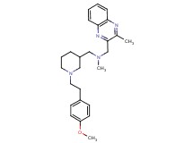 ({1-[2-(4-methoxyphenyl)ethyl]-3-piperidinyl}methyl)methyl[(3-methyl-2-quinoxalinyl)methyl]amine