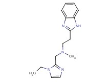 2-(1H-benzimidazol-2-yl)-N-[(1-ethyl-1H-imidazol-2-yl)methyl]-N-methylethanamine
