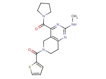 N-methyl-4-(1-pyrrolidinylcarbonyl)-6-(2-thienylcarbonyl)-5,6,7,8-tetrahydropyrido[4,3-d]pyrimidin-2-amine