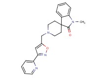 1-methyl-1'-[(3-pyridin-2-ylisoxazol-5-yl)methyl]spiro[indole-3,4'-piperidin]-2(1H)-one