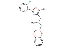 1-[2-(2-chlorophenyl)-5-methyl-1,3-oxazol-4-yl]-N-(2,3-dihydro-1,4-benzodioxin-2-ylmethyl)-N-methylmethanamine